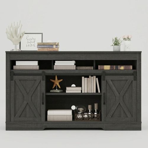 Farmhouse TV Stand for 65+ Inch TV